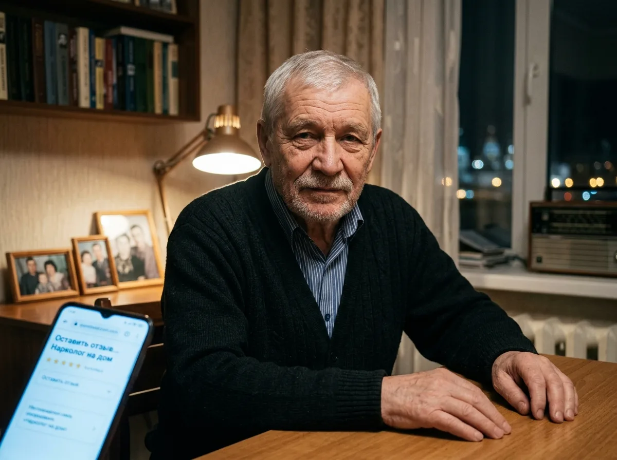 Аватар пользователя Юрий Петрович, мужчина пожилого возраста, Казань, отзыв о ночном вызове нарколога